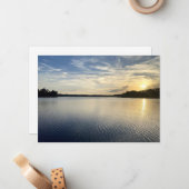 Sunset Over Wildcat Lake ノートカード (正面/裏面インサイチュ)