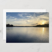 Sunset Over Wildcat Lake ノートカード (正面/裏面)