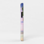 Sunset Palm Trees、写真、名前Blue Script iP Case-Mate iPhoneケース (裏面/右)