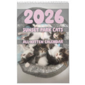 Sunset Park Cats | 2026 Calendar | Kittens カレンダー (カバー)