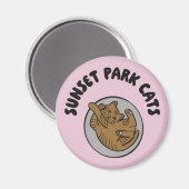 Sunset Park Cats | Magnet | Bobbin Rescue Kitten マグネット (正面/裏面)