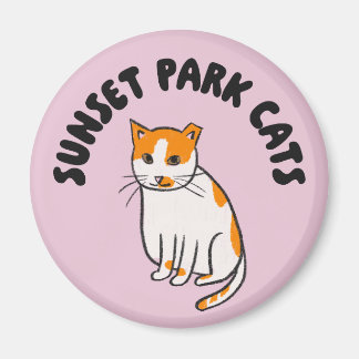 Sunset Park Cats | Magnet | Charming Rescue Cat  マグネット