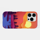 Sunset Peaks – iPhone 16 Pro カバー (裏面横)