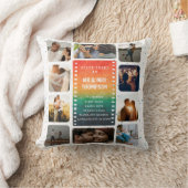 Sunset Photo Collage Mr and Mrs 60th Anniversary クッション (ブランケット)