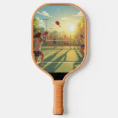 Sunset Pickleball Match Paddle ピックルボールラケット (裏面)
