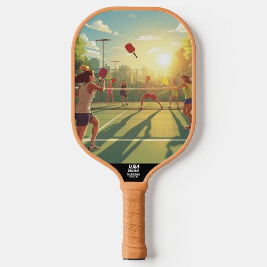Sunset Pickleball Match Paddle ピックルボールラケット (正面)
