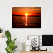Sunset poster ポスター (ホームオフィス)