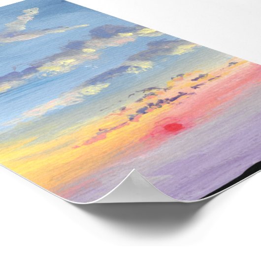 Sunset Print, Value Poster Paper (Matte) ポスター (角)