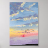 Sunset Print, Value Poster Paper (Matte) ポスター (正面)
