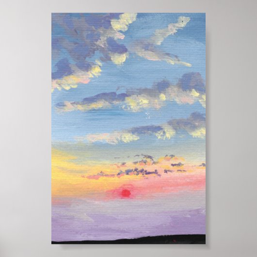 Sunset Print, Value Poster Paper (Matte) ポスター (正面)
