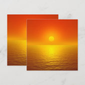Sunset Reflection Stationery (正面/裏面)