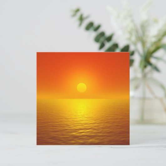 Sunset Reflection Stationery (スタンド正面)
