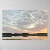 Sunset Reflections Waterscape Poster ポスター (正面)