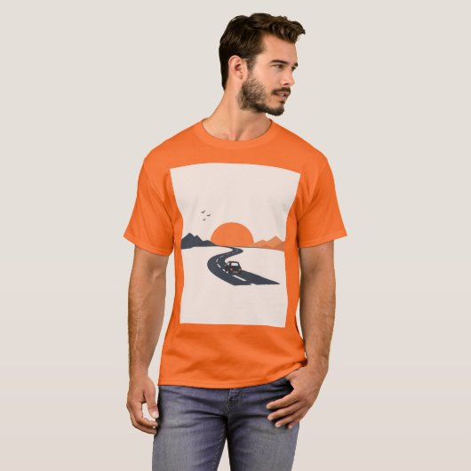 Sunset Road Journey Tシャツ (正面フル)