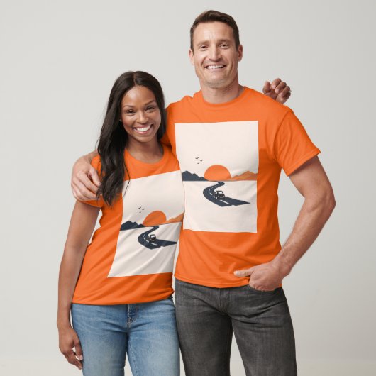 Sunset Road Journey Tシャツ (ユニセックス)