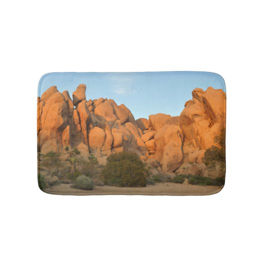 Sunset Rocks at Joshua Tree バスマット (正面)