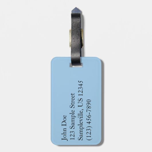 Sunset Rocks at Joshua Tree ラゲッジタグ (裏面縦)