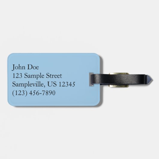 Sunset Rocks at Joshua Tree ラゲッジタグ (裏面横)