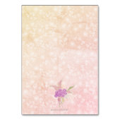 Sunset Rose Blush Sheer bow and Bouquet  テーブルナンバー (裏面)