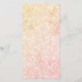 Sunset Rose blush sheer bow Bouquet (裏面)