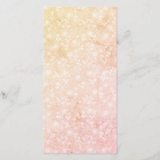 Sunset Rose blush sheer bow Bouquet (裏面)