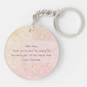 Sunset rose Sheer bow Bouquet Maid-of-Honor  キーホルダー (裏面)