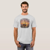 Sunset Sailboat Mug Sail Free Ocean Coffee Mug Nau Tシャツ (正面フル)