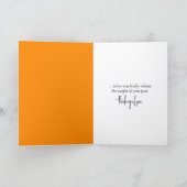 Sunset Sailing Thinking of You カード (内部)