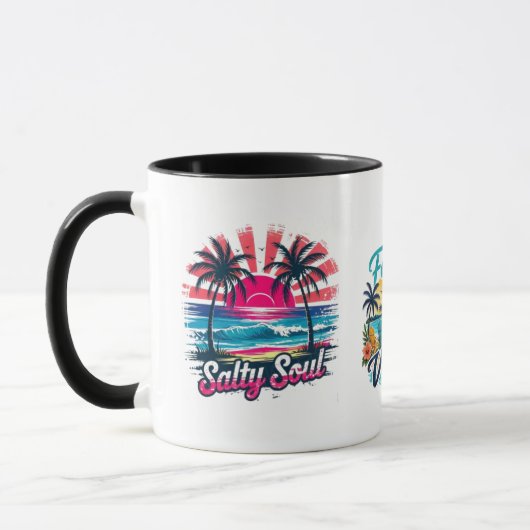 Sunset Salty Soul マグカップ (左)