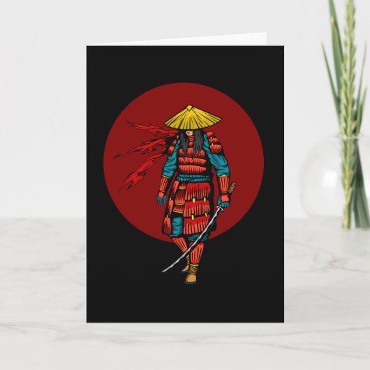 Sunset Samurai Warrior with Katana カード (正面)