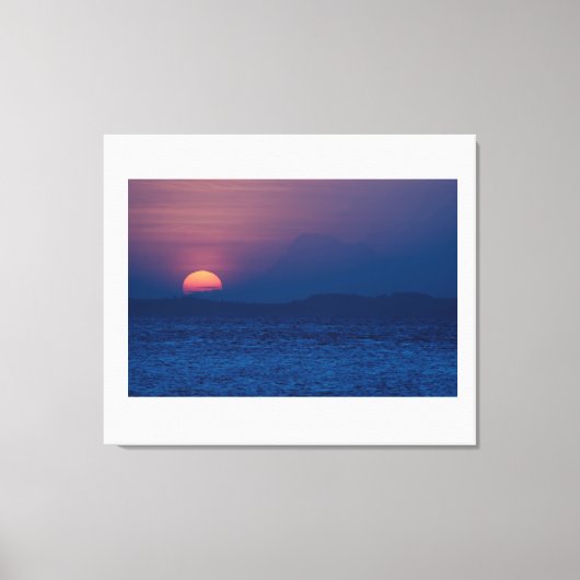 Sunset seen  キャンバスプリント (正面)
