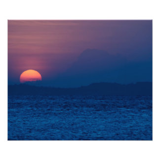 Sunset seen  フォトプリント           