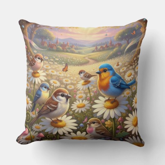 Sunset Serenade in a Meadow クッション (正面)