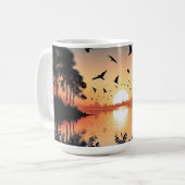 Sunset Serenity  コーヒーマグカップ (正面左)