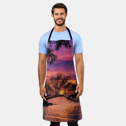 Sunset Serenity Apron エプロン (着用した状態)