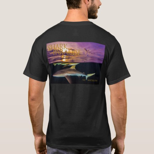 Sunset Shark Tシャツ (裏面)