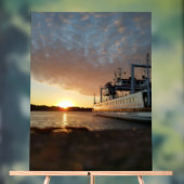 Sunset Ship Water アクリルサイン (ニュートラル)