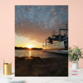 Sunset Ship Water アクリルサイン (ウェディング)