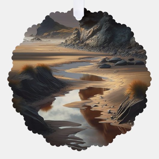 Sunset Shore オーナメントカード (正面)