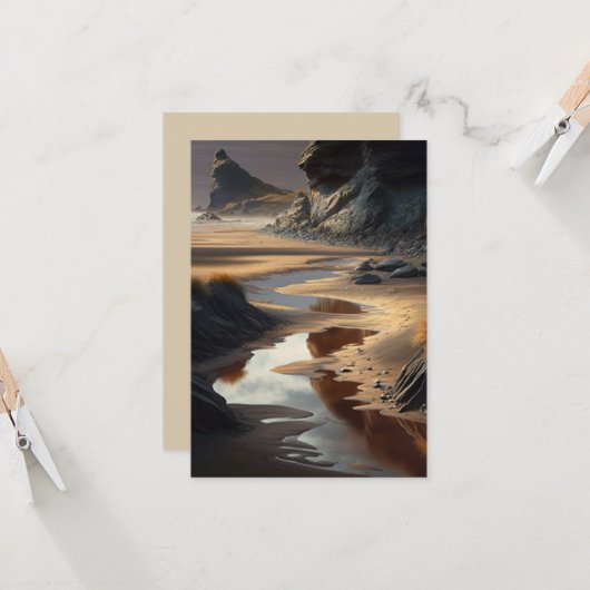 Sunset Shore カード (正面/裏面インサイチュ)