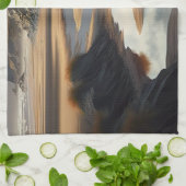 Sunset Shore キッチンタオル (折り畳み)