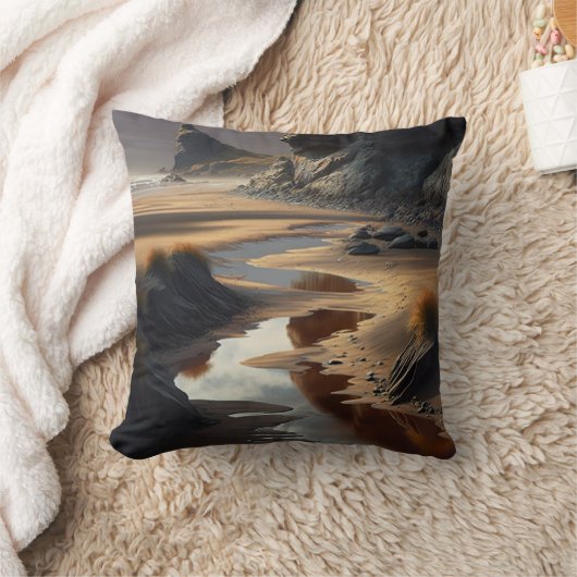 Sunset Shore クッション (ブランケット)