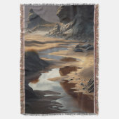 Sunset Shore スローブランケット (正面縦)