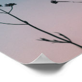 sunset silhouette ポスター (角)