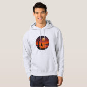 Sunset Silhouette Swing Art Adult Hoodie パーカ (正面フル)