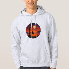 Sunset Silhouette Swing Art Adult Hoodie パーカ