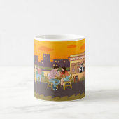 Sunset Sips Café – Urban Chill Mug コーヒーマグカップ (中央)