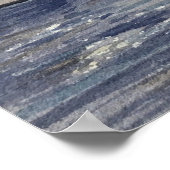 Sunset Sky Watercolor Painting  ポスター (角)