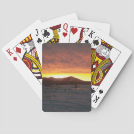 Sunset Snow Playing Cards トランプ