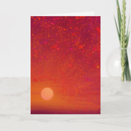 Sunset Soul Greeting Card カード